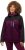 Ulla Popken HYPRAR Lightweight Triple Function Jacket Dark Berry - Takit - 