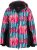 Ulla Popken HYPRAR Graphic Stripe Fully Lined Ski Jacket Teal - Takit - 