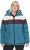 Ulla Popken HYPRAR Striped Triple Function Fully Lined Quilted Jacket Dark Petrol - Takit - 
