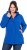 Ulla Popken HYPRAR Triple Function Longline Softshell Jacket Peacock Blue - Takit - 