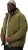 STHUGE Bomber Jacket With Hood Green - Takit - Miesten Takit, isot koot – 2XL – 12XL