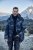 JP1880 Quilted Parka with Camouflage Drawstring Waist Black - Takit - Miesten Takit, isot koot – 2XL – 12XL