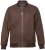 JP1880 Jacket Buffed Nubuck Lamb Leather Brown - Takit - Miesten Takit, isot koot – 2XL – 12XL