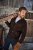 JP1880 Leather Jacket Goat Suede Shirt Collar Dark Brown - Takit - Miesten Takit, isot koot – 2XL – 12XL