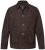 JP1880 Leather Jacket Goat Suede Shirt Collar Dark Brown - Takit - Miesten Takit, isot koot – 2XL – 12XL