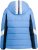 Ulla Popken HYPRAR Chevron Stripe Triple Function Quilted Fully Lined Ski Jacket Pastel Petrol - Takit - 
