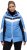 Ulla Popken HYPRAR Chevron Stripe Triple Function Quilted Fully Lined Ski Jacket Pastel Petrol - Takit - 