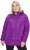 Ulla Popken Quilted Water Repellent Jacket Dark Purple - Takit - 