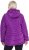 Ulla Popken Quilted Water Repellent Jacket Dark Purple - Takit - 