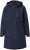 Ulla Popken Hooded with Zippered Pockets and Zippered Side Slits Jacket Navy - Takit - 