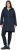 Ulla Popken Hooded with Zippered Pockets and Zippered Side Slits Jacket Navy - Takit - 