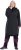Ulla Popken Extra Long Functional Coat Black - Takit - 