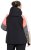 Ulla Popken HYPRAR Patchwork Sleeve Performance Jacket Black - Takit - 