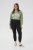 Kaffe Curve Dina Slim fit lyhennetyt farkut Musta - Naisten farkut ja housut isot koot - 