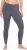 Ulla Popken Basic Stretch Knit Ankle Length Leggings Dark Grey - Naisten farkut ja housut isot koot - 