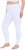 Ulla Popken Basic Stretch Knit Ankle Length Leggings Snow White - Naisten farkut ja housut isot koot - 