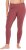Ulla Popken Basic Stretch Knit Ankle Length Leggings Brick Red - Naisten farkut ja housut isot koot - 