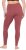 Ulla Popken Basic Stretch Knit Ankle Length Leggings Brick Red - Naisten farkut ja housut isot koot - 