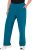 Ulla Popken Pull On Knit Straight Leg Pocket Pants Dark Petrol - Naisten vaatteet isot koot - 