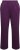 Ulla Popken Pull On Knit Straight Leg Pocket Pants Dark Blackberry - Farkut & Housut Isoissa Koissa – Plus Size - 