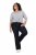 Ulla Popken Marie Fit Bootcut Stretch Jeans Dark Blue Denim - Ulla Popken - Ulla Popken plus-size-vaatteet