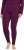 Ulla Popken Quick Dry Moisture Wicking Stretch Ski Leggings Grape Red - Naisten farkut ja housut isot koot - 