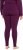 Ulla Popken Quick Dry Moisture Wicking Stretch Ski Leggings Grape Red - Naisten farkut ja housut isot koot - 