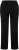 Ulla Popken Side Stripe Adjustable Drawstring Waist Joggers Black - Naisten farkut ja housut isot koot - 
