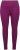 Ulla Popken Faux Fur Lined Stretch Leggings Pink Berry - Naisten farkut ja housut isot koot - 