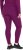 Ulla Popken Faux Fur Lined Stretch Leggings Pink Berry - Naisten farkut ja housut isot koot - 