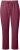Ulla Popken Basic Drawstring Elastic Waist Cotton Blend Joggers Dark Berry - Farkut & Housut Isoissa Koissa – Plus Size - 