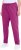 Ulla Popken Basic Drawstring Elastic Waist Cotton Blend Joggers Berry - Naisten farkut ja housut isot koot - 