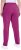 Ulla Popken Basic Drawstring Elastic Waist Cotton Blend Joggers Berry - Naisten farkut ja housut isot koot - 