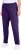 Ulla Popken Basic Drawstring Elastic Waist Cotton Blend Joggers Deep Violet - Naisten farkut ja housut isot koot - 