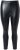 Ulla Popken Metallic Faux Leather Leggings Black - Farkut & Housut Isoissa Koissa – Plus Size - 