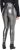 Ulla Popken Metallic Faux Leather Leggings Silver - Naisten farkut ja housut isot koot - 