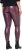 Ulla Popken Metallic Faux Leather Leggings Plum - Farkut & Housut Isoissa Koissa – Plus Size - 