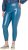 Ulla Popken Metallic Faux Leather Leggings Teal - Naisten farkut ja housut isot koot - 