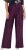 Ulla Popken Wide Leg Sequined Pants Mulberry - Naisten farkut ja housut isot koot - 
