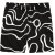 JP1880 Bermuda Shorts Soft Viscose All-over Print Black - Shortsit - Shortsit, isot koot – W40-W60