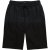 JP1880 Bermuda Sweatshorts DIpDye Black - Collegehousut ja collegeshortsit - Miesten Isot collegehousut ja collegeshortsit
