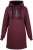 Nora Mikken KADRI WHITE Long Hoodie Burgundy - Hupparit ja collegepaidat - 