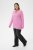 Kaffe Curve Emilia Pullover Pink Power Melange - Neulepaidat - 