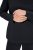 Ulla Popken Basic Long Sleeve Slim Fit Turtleneck Black - Naisten hupparit ja collegepaidat isot koot - Mukavat collegepaidat, huput ja neuleet