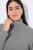 Ulla Popken Basic Long Sleeve Slim Fit Turtleneck Light Grey Melange - Naisten hupparit ja collegepaidat isot koot - Mukavat collegepaidat, huput ja neuleet