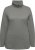 Ulla Popken Basic Long Sleeve Slim Fit Turtleneck Grey - Naisten hupparit ja collegepaidat isot koot - 
