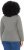 Ulla Popken Basic Long Sleeve Slim Fit Turtleneck Grey - Naisten hupparit ja collegepaidat isot koot - 