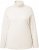 Ulla Popken Basic Long Sleeve Slim Fit Turtleneck Natural - Hupparit ja collegepaidat - 