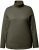 Ulla Popken Basic Long Sleeve Slim Fit Turtleneck Olive - Naisten hupparit ja collegepaidat isot koot - 