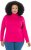Ulla Popken Basic Long Sleeve Slim Fit Turtleneck Red Pink - Hupparit ja collegepaidat - 